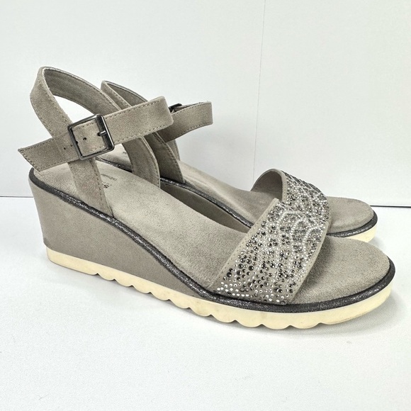Sonoma Good For Life Ortholite Foam Gray Suede Rhinestones Women’s - Picture 4 of 11